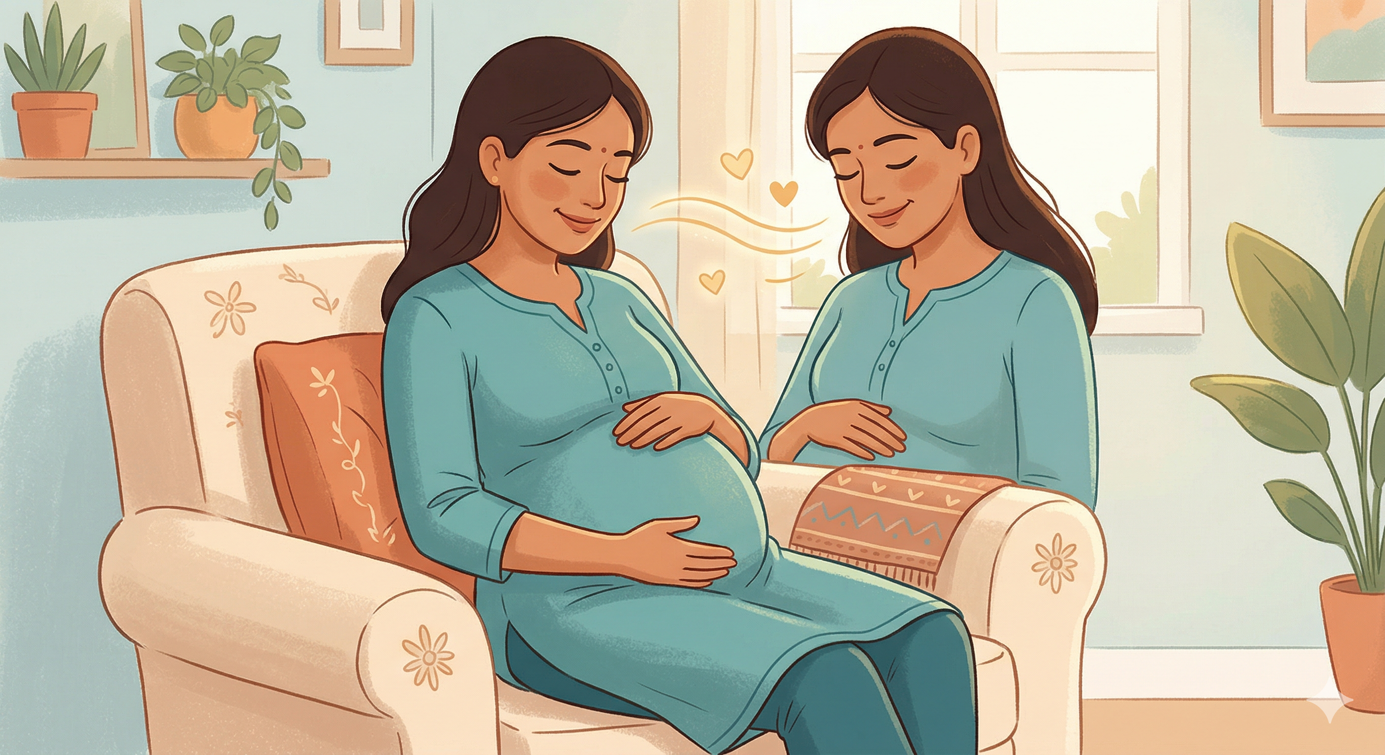 garbh samvad talking to baby in womb